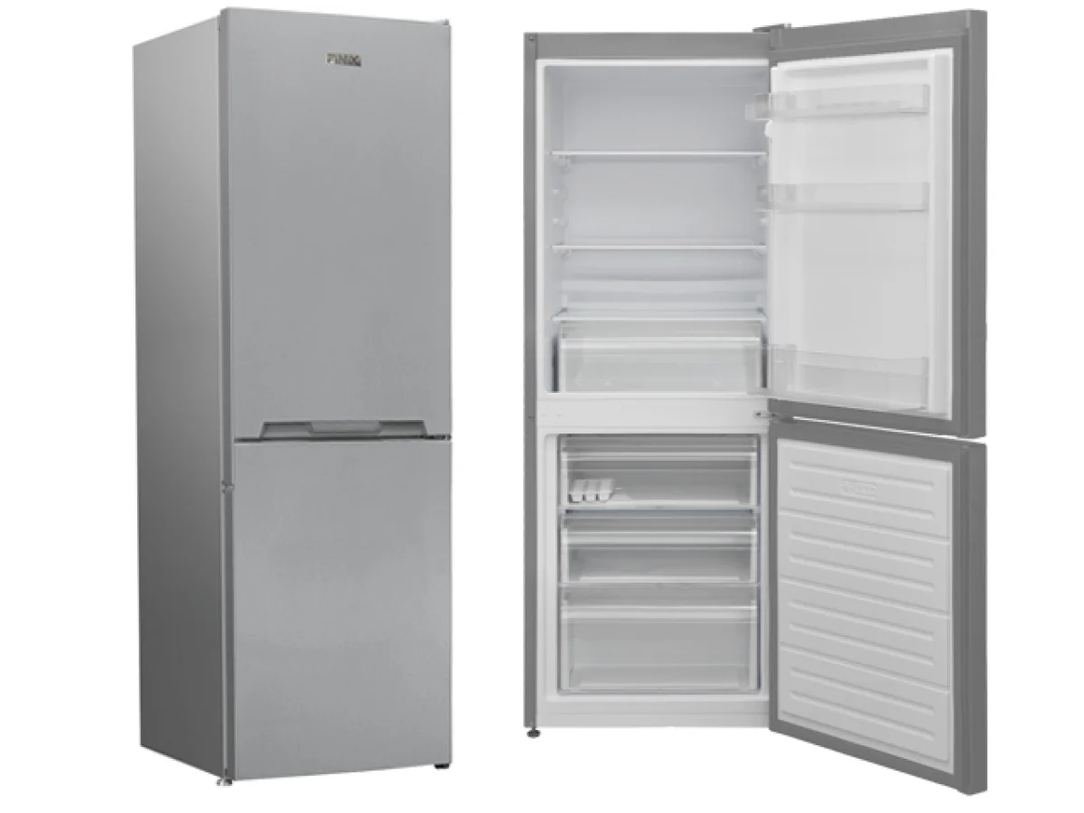 REFRIGERATEUR FINIX 252LITRES COMBINE 3TIROIRS DEFROST 540X595X1660 GRIS 252