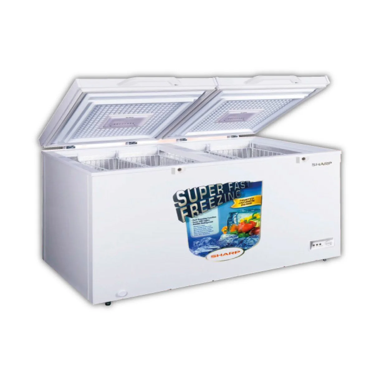 CONGELATEUR SHARP HORIZONTAL 660LITRES BLANC SFCK660X