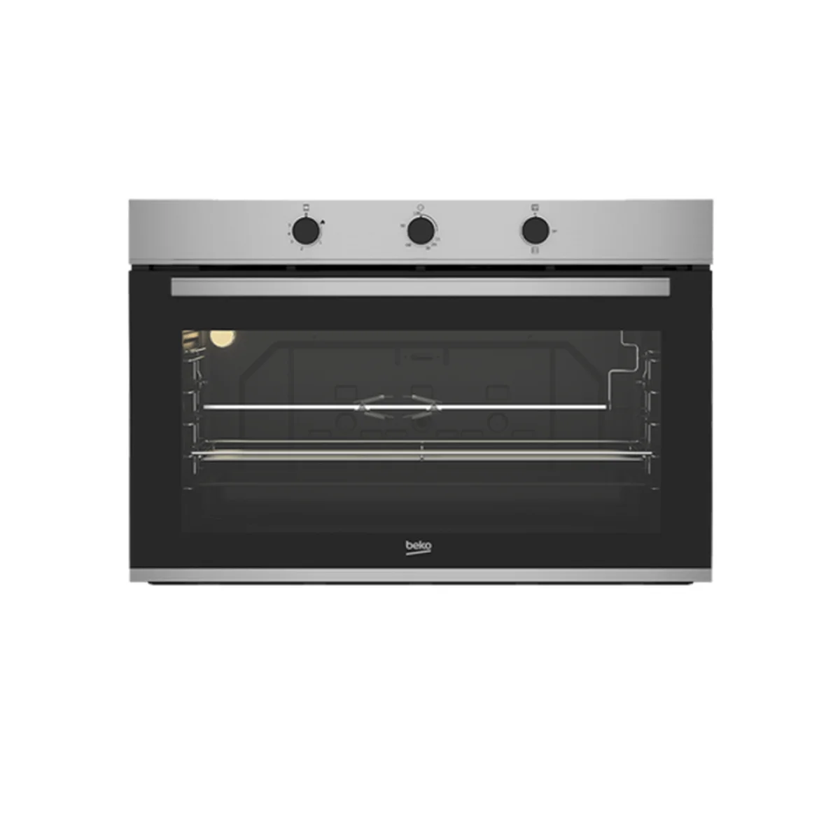 FOUR BEKO ENCASTRABLE 90X60 GAZ GRIS BBWHT12106XS