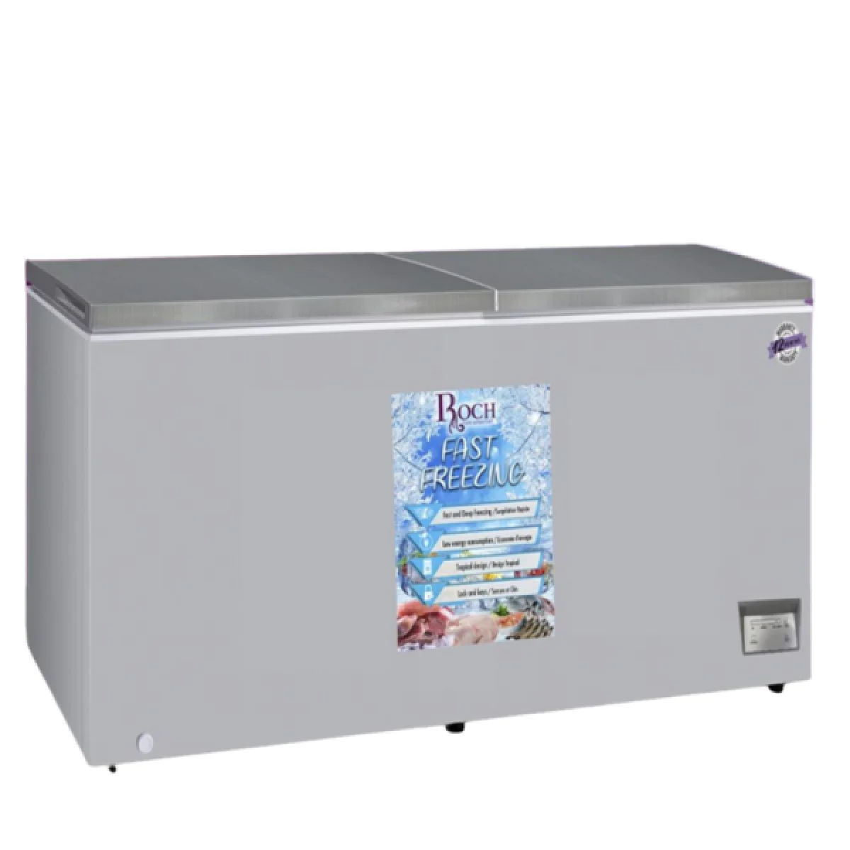 CONGELATEUR ROCH HORIZONTAL 700LITRES SILVER RCF-700-G