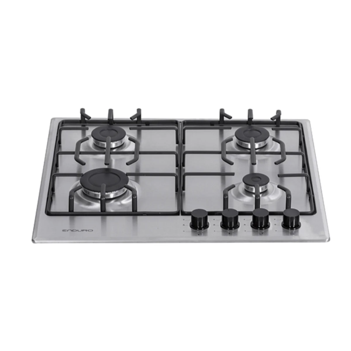 PLAQUE ENCASTRABLE ENDURO 4FEUX 60X60 A GAZ GRIS B60BHI