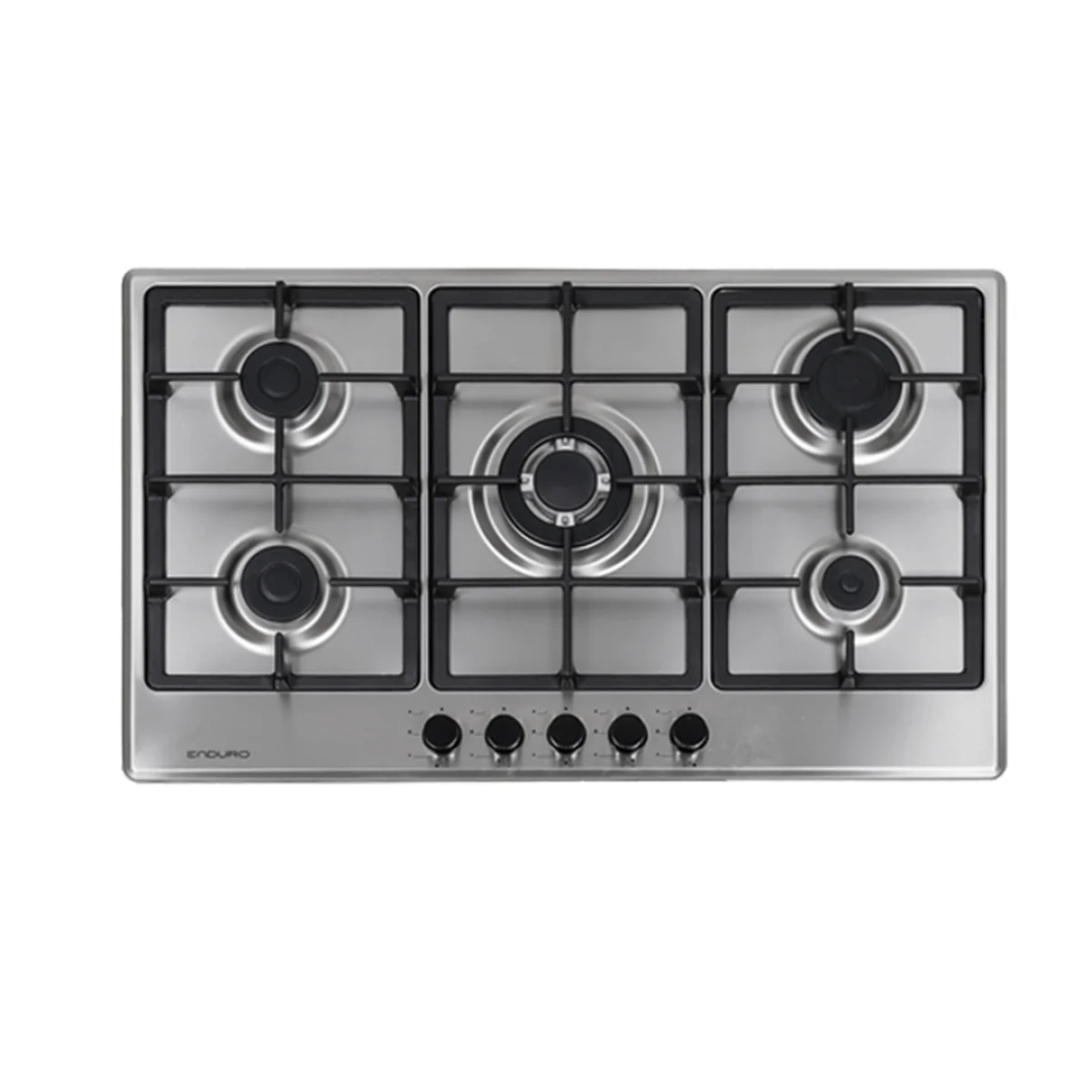 PLAQUE ENCASTRABLE ENDURO 5FEUX 90X60 A GAZ GRIS  B90BHI