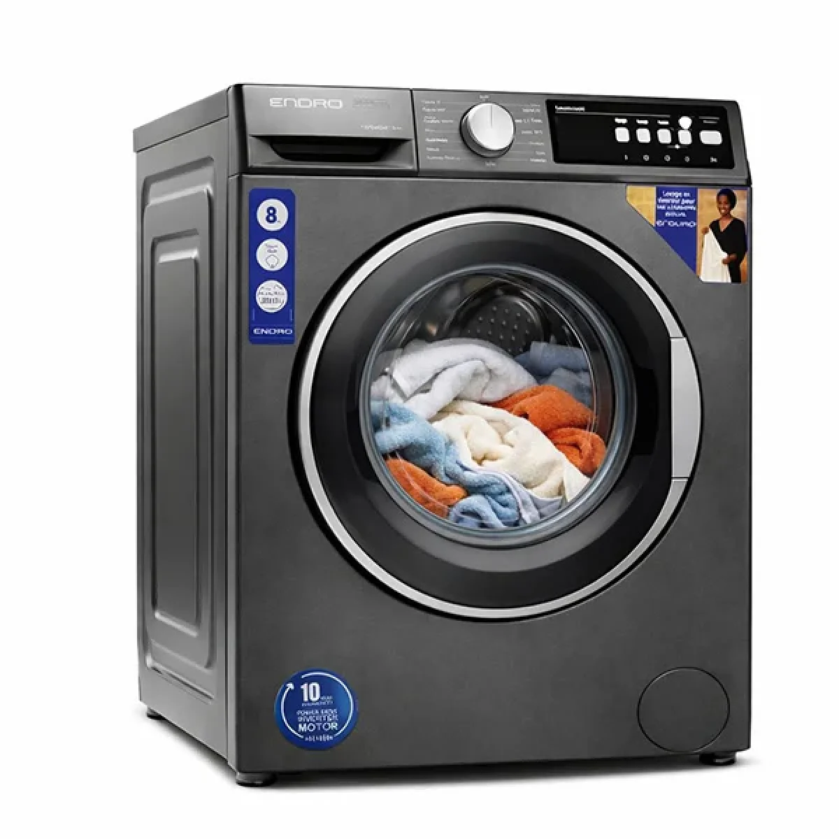 MACHINE A LAVER ENDURO 8KG A+++ INVERTER GRIS WMT810TB