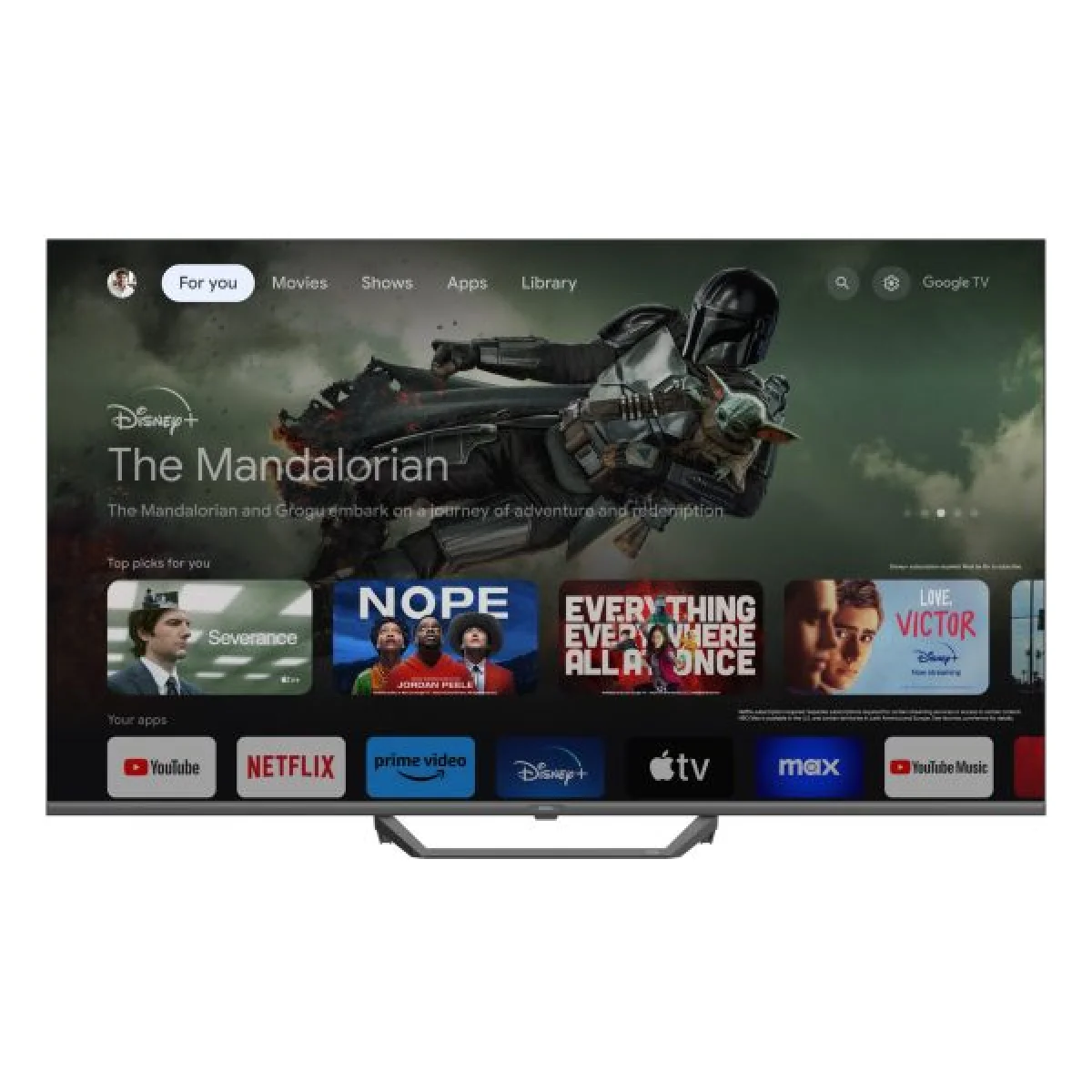TELEVISEUR HAIER 75 POUCES QLED GOOGLE TV H75S80EUX