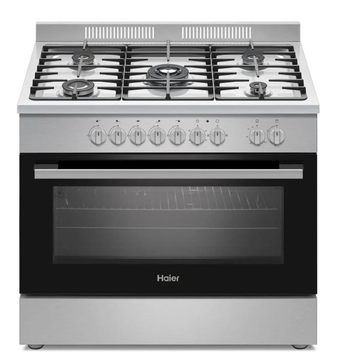 CUISINIERE HAIER 5FEUX 90X60 A GAZ GRIS HCR6050EGS2
