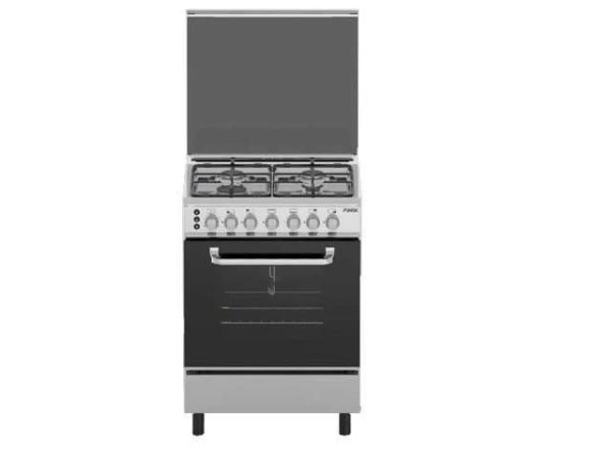 CUISINIERE FINIX 4FEUX 60X60 A GAZ GRIS G64NC-M