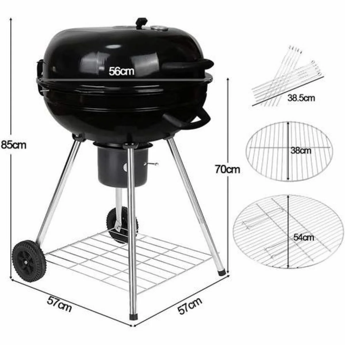 BARBECUE AU CHARBON CAC TABLE QUALITE SUPERIEUR CA820571