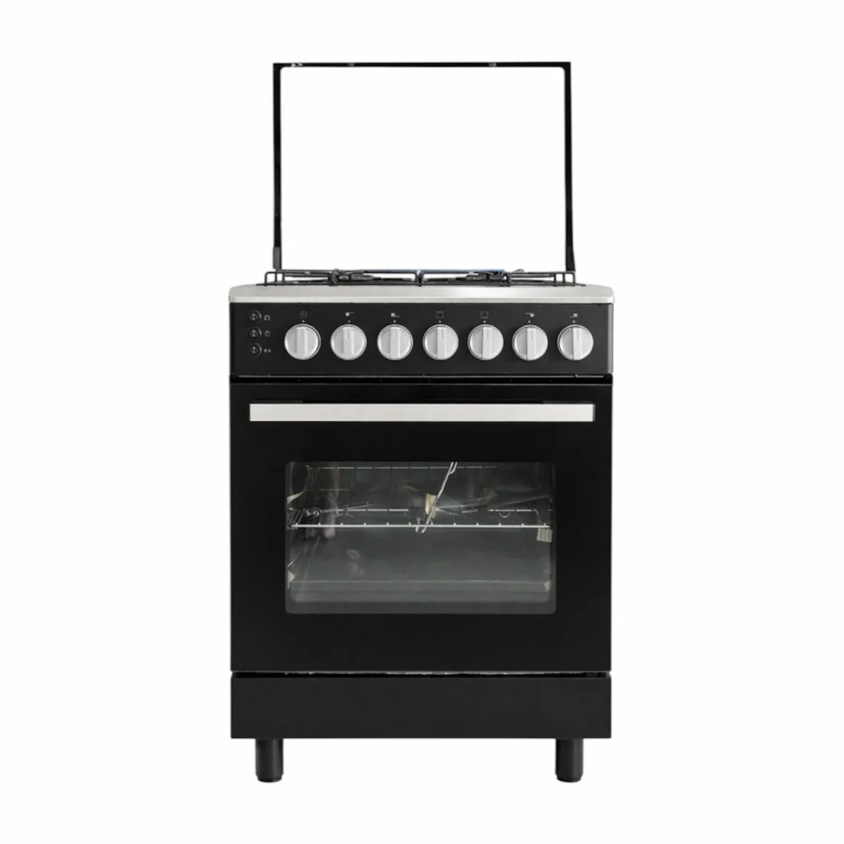 CUISINIERE HAIER 4FEUX 60X60 NOIR HRG6402DDRMB