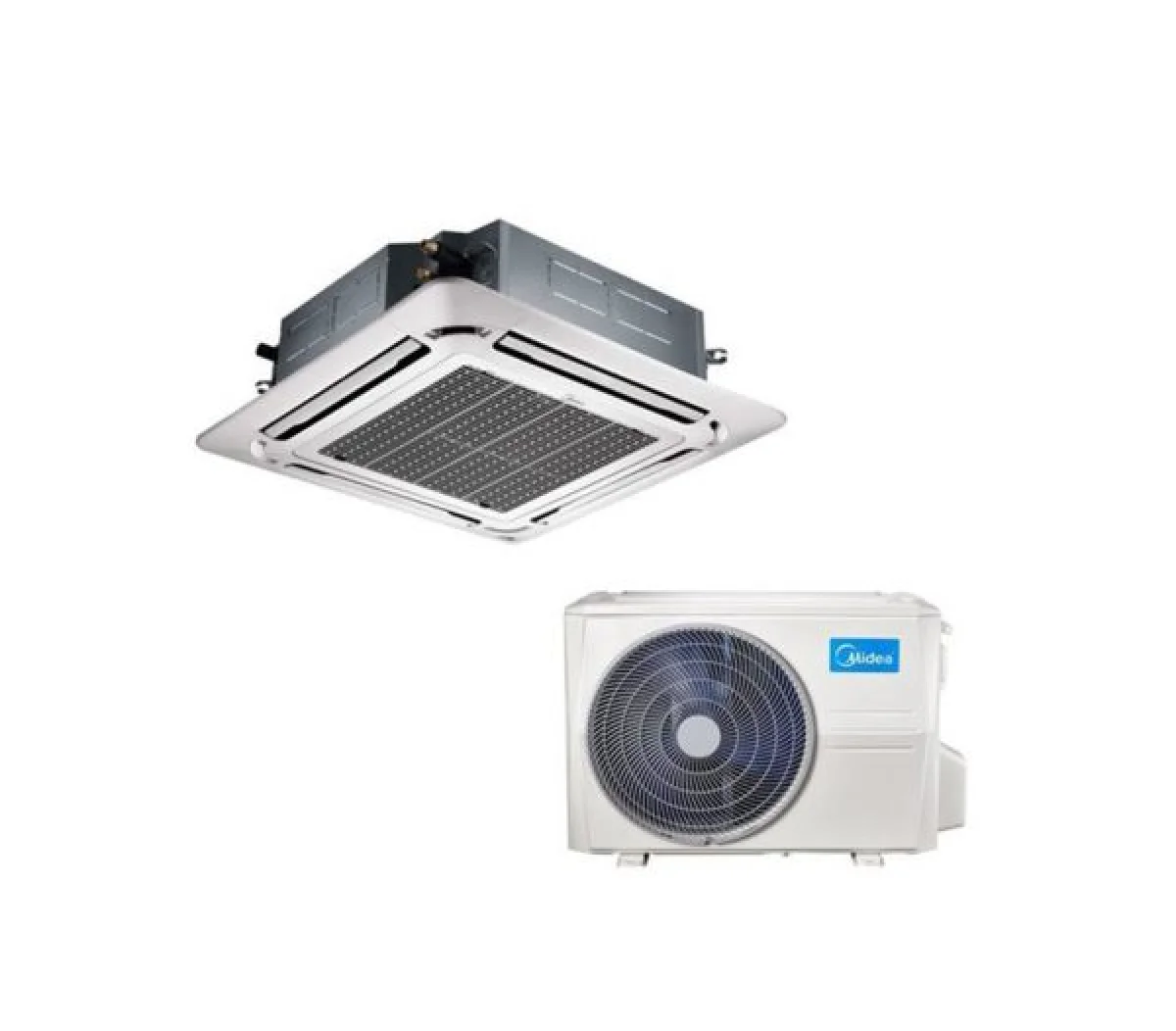SPLIT MIDEA CASSETTE R410 – 12000 à 24000 BTU (1,5 CV A 3 CV)
