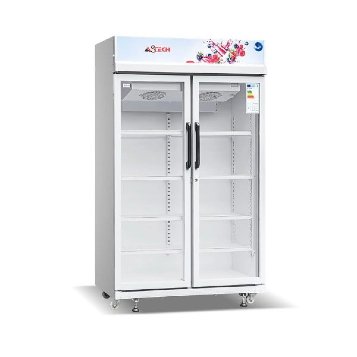 REFRIGERATEUR ASTECH VITRINE 2PORTES 880LITRES FV930DD