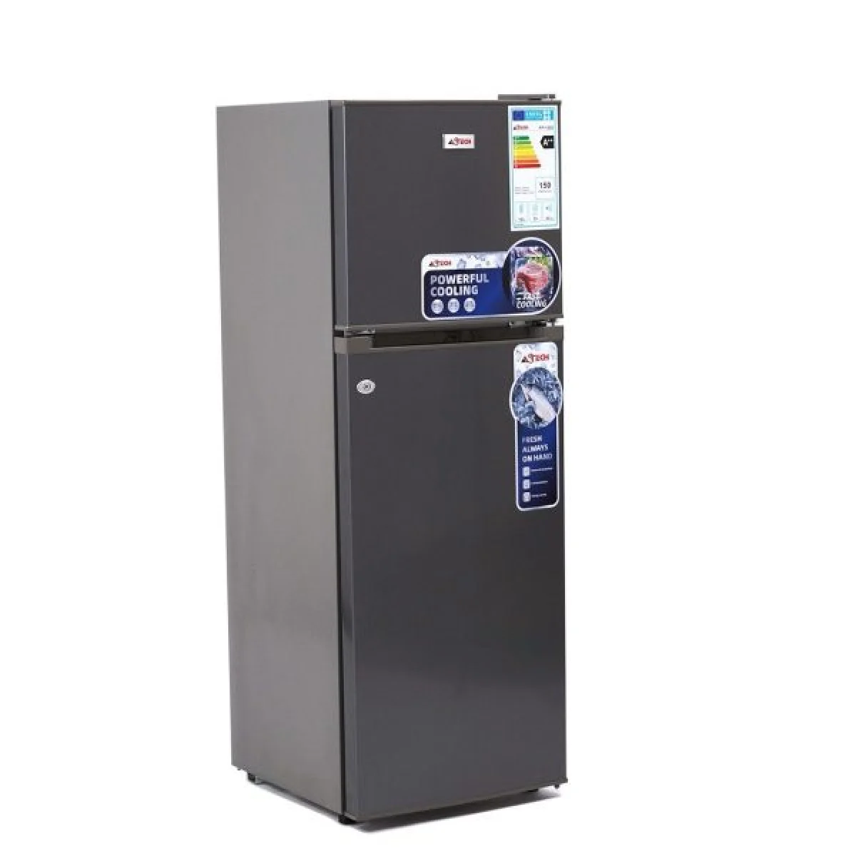 REFRIGERATEUR ASTECH 2PORTES SILVER 138LITRES FP150H