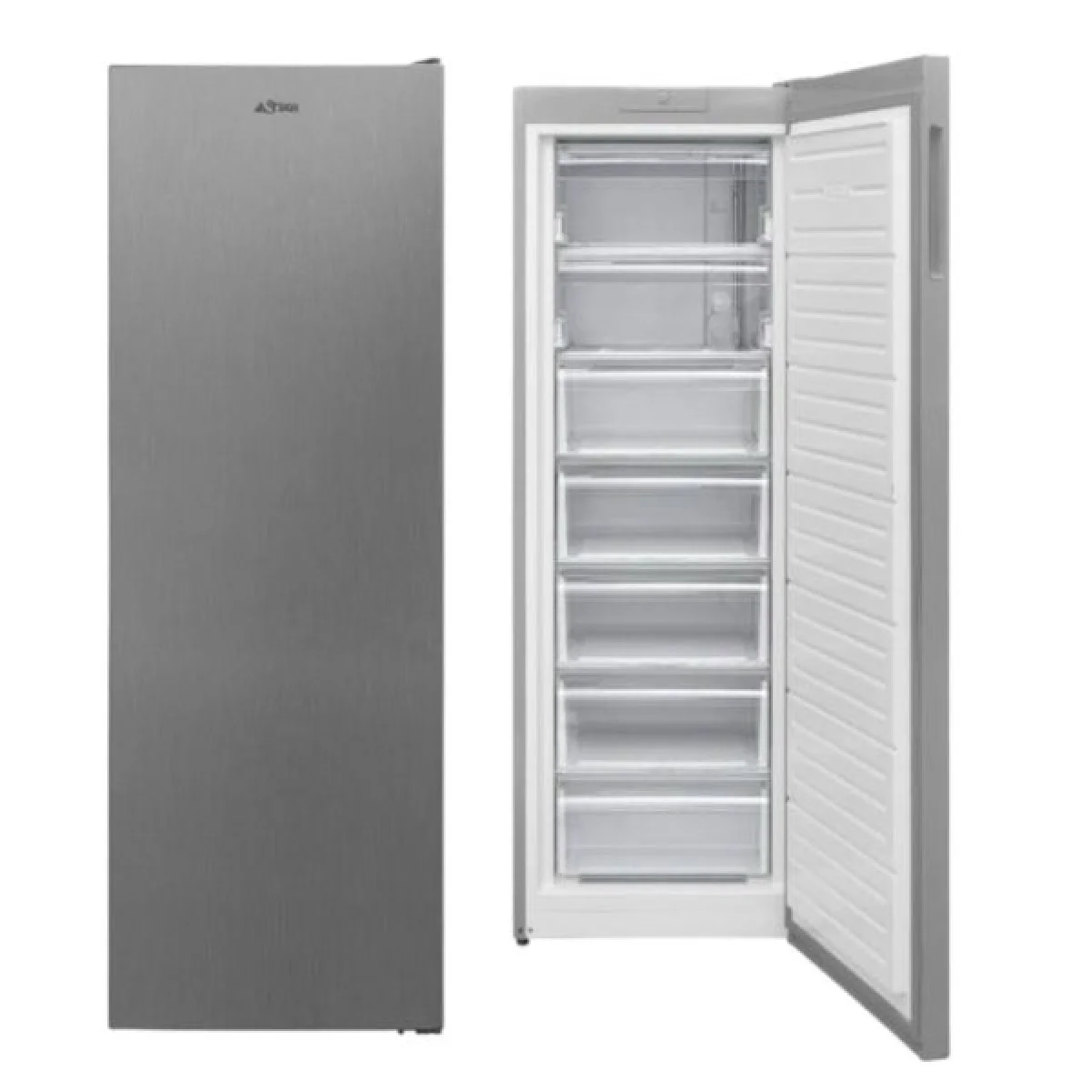 CONGELATEUR ASTECH VERTICAL 6TIROIRS PLAQUE ALUMINIUM GRIS FA230PS