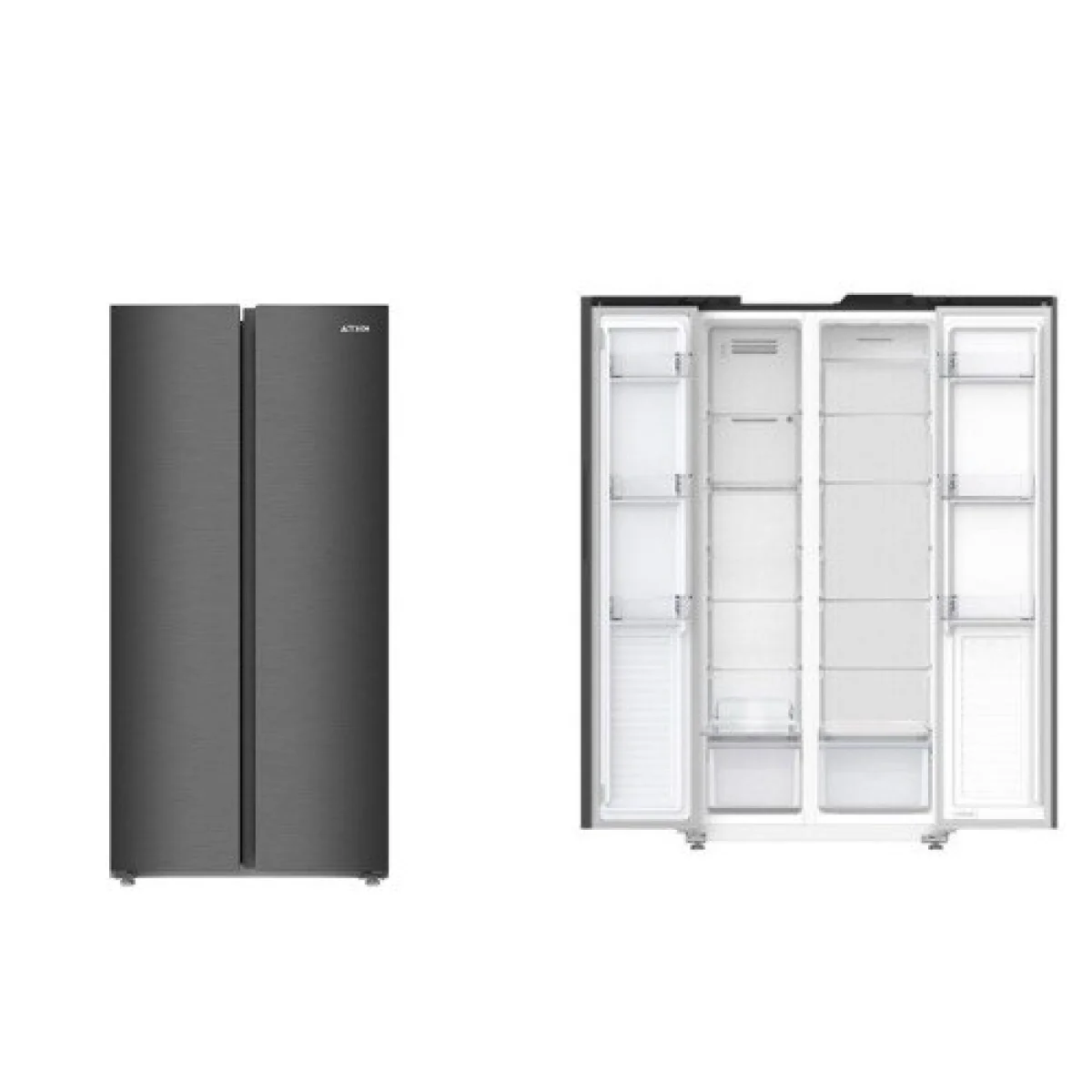 REFRIGERATEUR ASTECH SIDE BY SIDE NOIR 2PORTES  FSS5000DD-OG