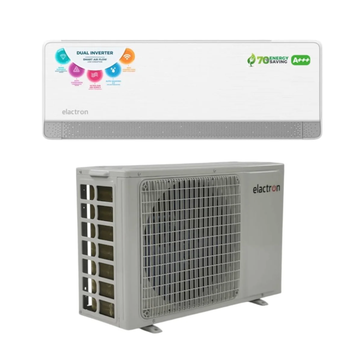 SPLIT ELACTRON 9000BTU 1.5CV DUAL INVERTER +WIFI ETN-09