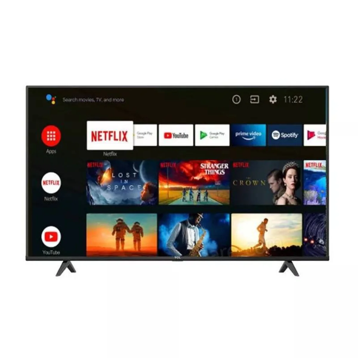TELEVISEUR TCL 50" GOOGLE TV QLED TA4K 50S5K