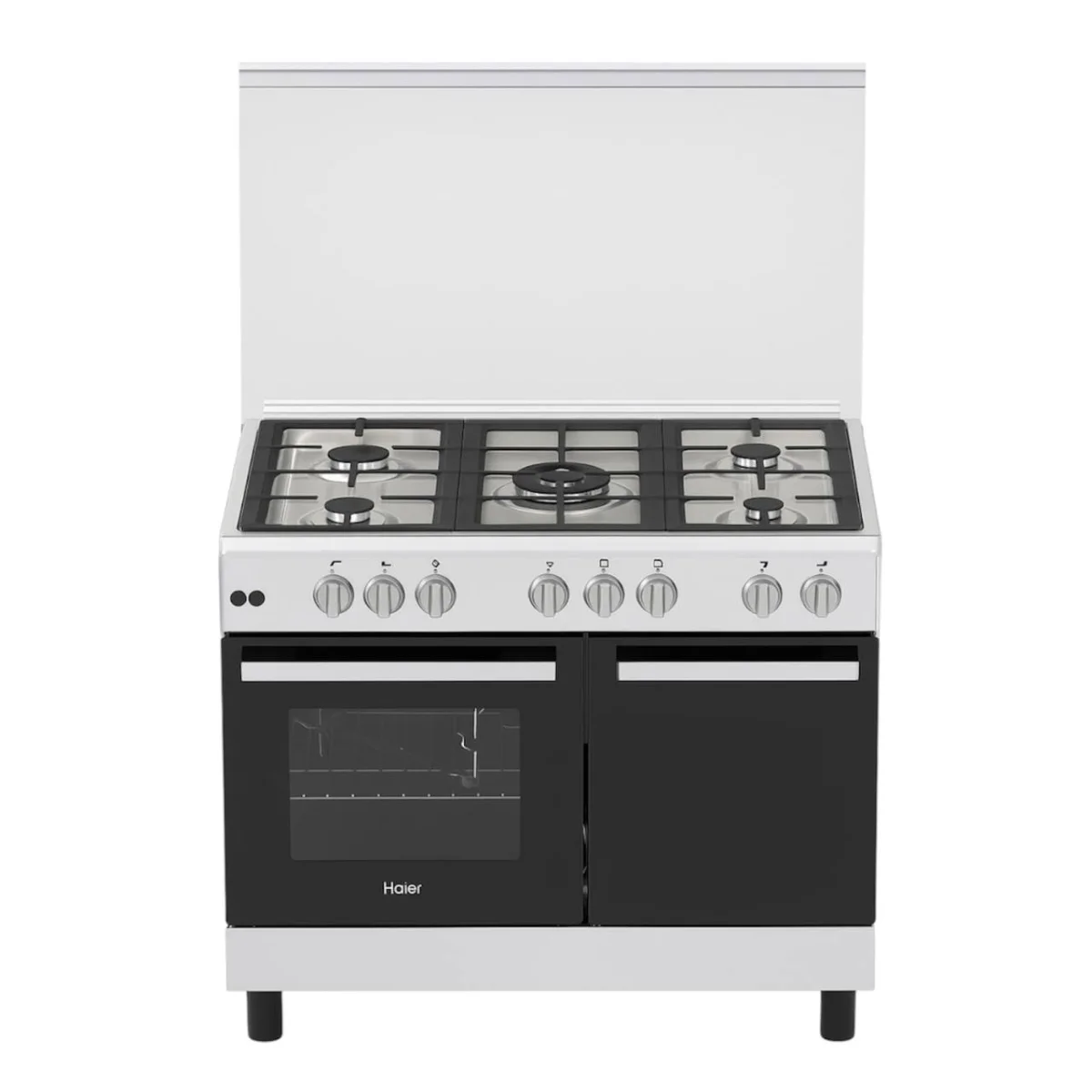 CUISINIERE HAIER 5FEUX FULL OPTION BOUTEILLE A GAZ HCR6050EGDS