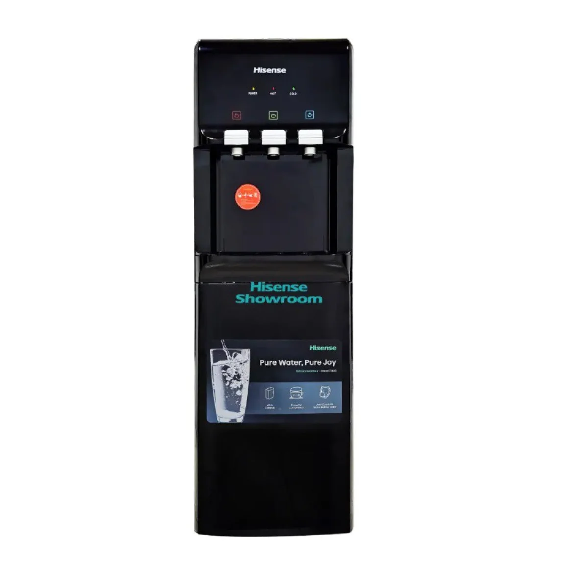 FONTAINE HISENSE AVEC FRIGO NOIR H96WDTB3S1R