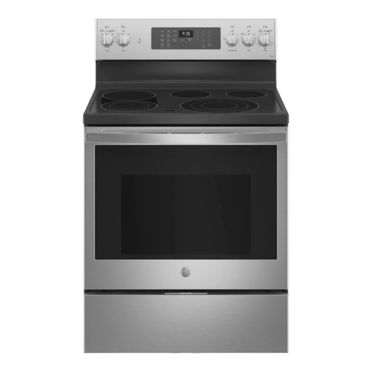CUISINIERE  GE PROFIL ELECTRIQUE 5FEUX  INTELLIGENTE AUTOPORTANTE DE 76 cm