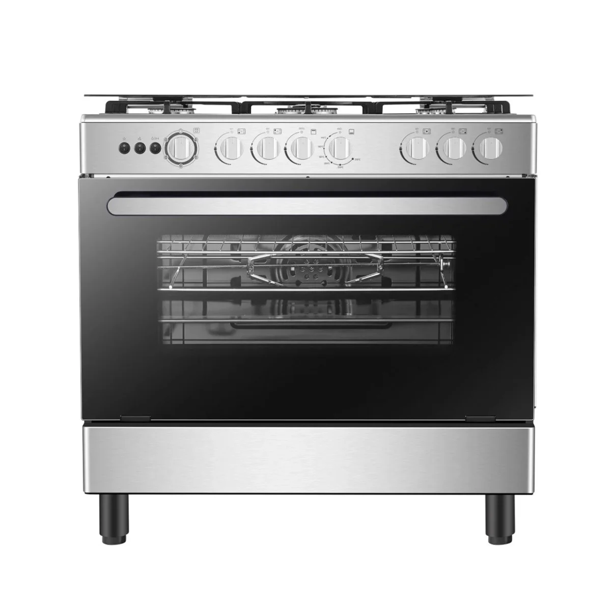 CUISINIERE HISENSE 5FEUX 90X60 A GAZ GRIS HFG90335RX