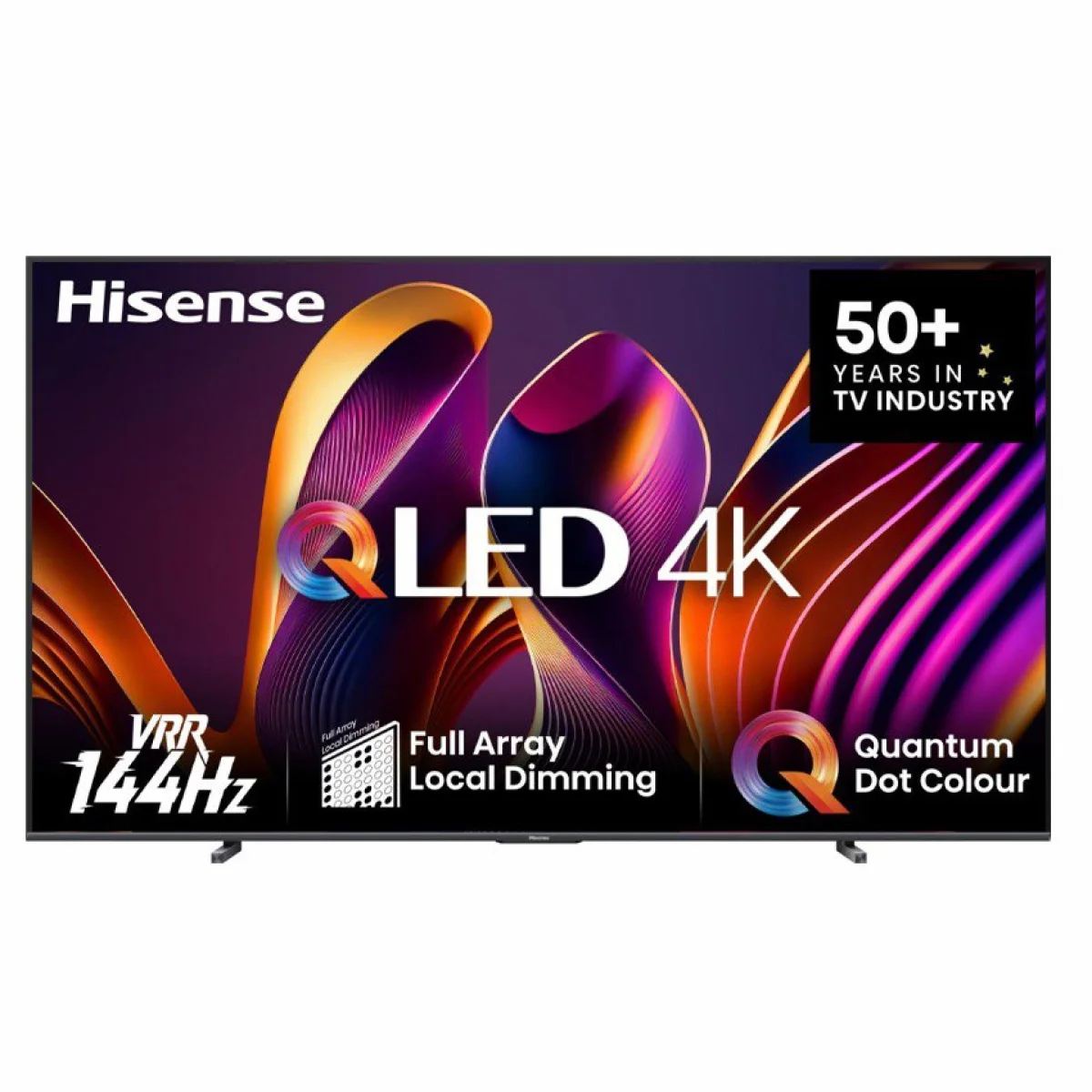 TELEVISEUR HISENSE 100'’ SMART 4K QLED VIDAA QUANTUM DOT 100E7QN