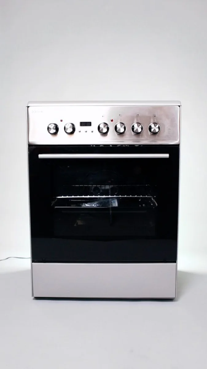 CUISINIERE TECHNOLUX INDUCTION 4FEUX ELECTRIQUE 60X60 SILVER TCX66FSXVTC