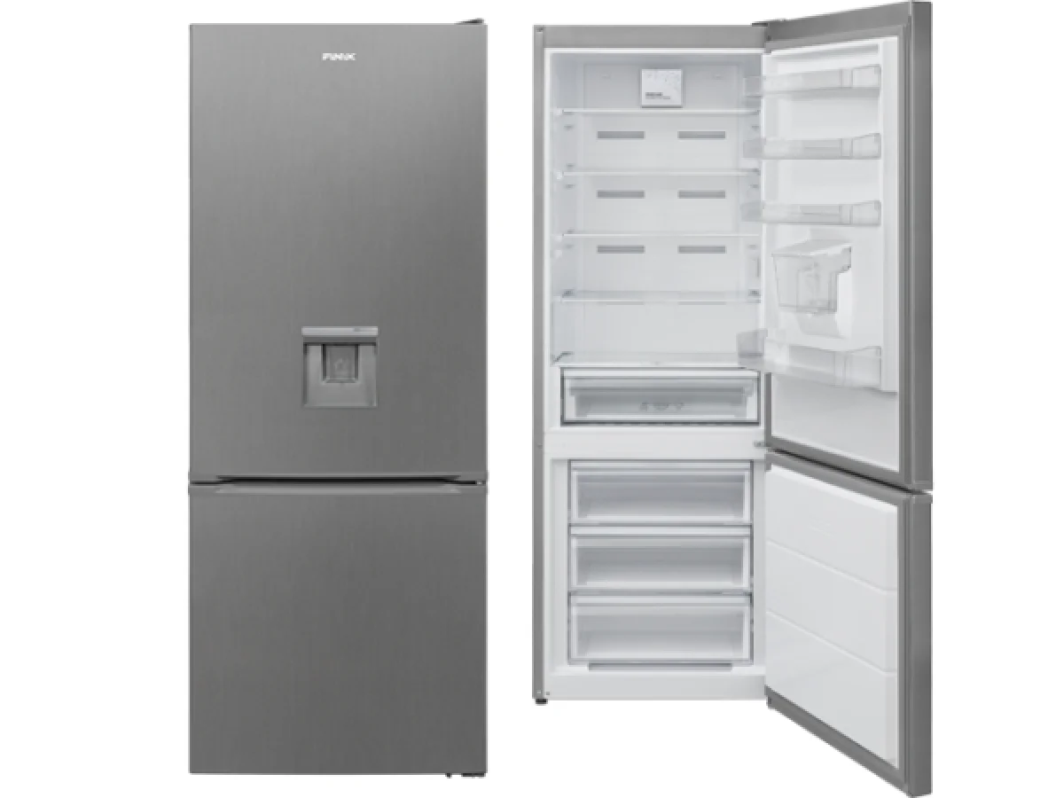 REFRIGERATEUR FINIX COMBINE 3TIROIRS 468LITRES + DIST D’EAU GRIS GT/SN 383W