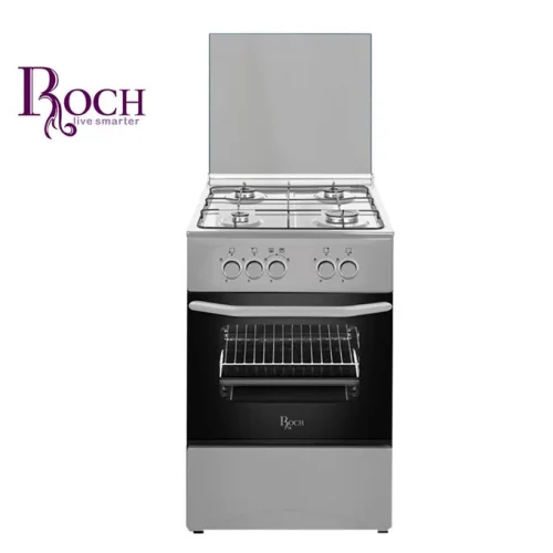CUISINIERE ROCH 4FEUX 50X50 A GAZ INOX