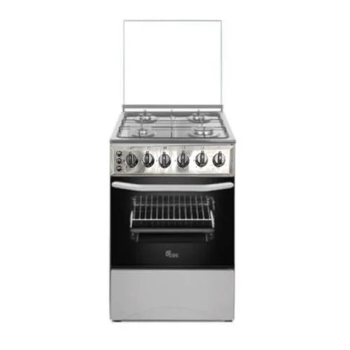 CUISINIERE CAC 4FEUX 50X50 FULL OPTION INOX CAC50F