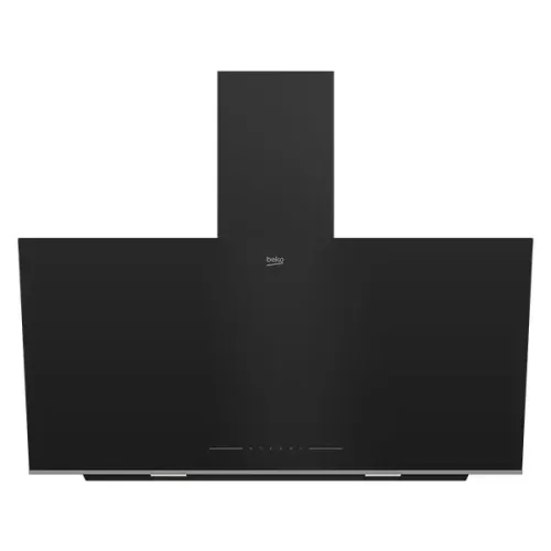 HOTTE DE CUISINE BEKO 90X60 DECORATIVE INCLINEE NOIR BHCA96641BFBHSE