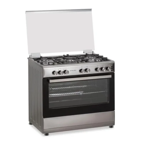 CUISINIERE ENDURO 5FEUX A GAZ 90X60 - GRILLI CK90X60S