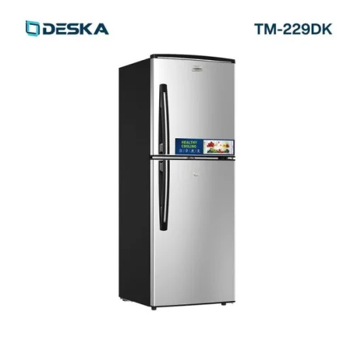 REFRIGERATEUR DESKA 2PORTES 195LITRES SILVER TM-229DK