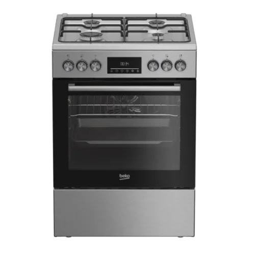 CUISINIERE BEKO 4FEUX 60X60 A GAZ INOX FBE62320XDL
