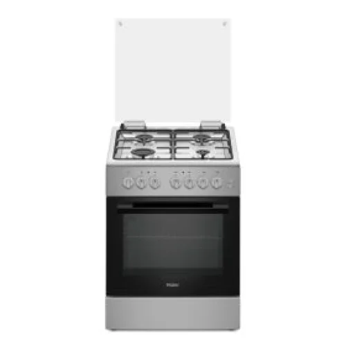 CUISINIERE HAIER 4FEUX 3FEUX GAZ 1FEUX ELECTRIQUE 60X60 FOUR A GAZ SEMI INOX HCR2031EGS