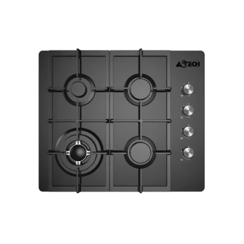 PLAQUE  ASTECH DE CUISSON ASTECH ENCASTRABLE  4FEUX GAZ PL67GZ-60NO-MA