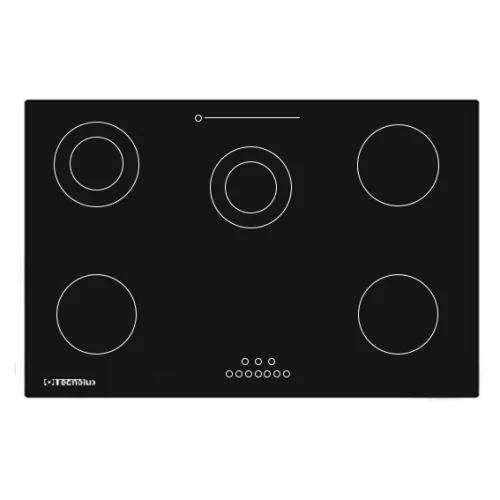 PLAQUE TECHNOLUX ENCASTRABLE INDUCTION 5FEUX 90X60 TEC5EE