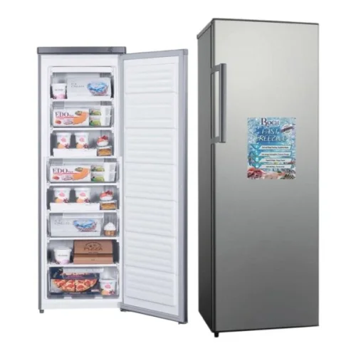 CONGELATEUR ROCH VERTICAL 8TIROIRS PLAQUE ALUMINIUM GRIS 275LITRES RUF395