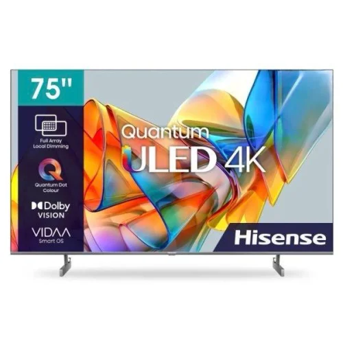 TELEVISEUR HISENSE 75" OLED SMART VIDAA ULED QUANTUM DOT 4K 75U7H