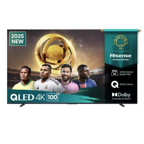 TELEVISEUR HISENSE 100″ SMART 4K QLED VIDAA QUANTUM DOT 100Q7Q