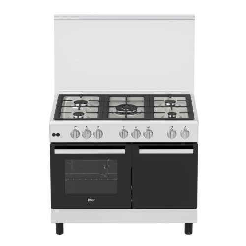 CUISINIERE HAIER 5FEUX FULL OPTION BOUTEILLE A GAZ HCR6050EGDS