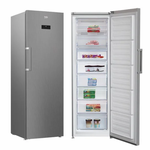 CONGELATEUR BEKO VERTICAL 8TIROIRS 315L A+ NOFROST SILVER RFNA450XP