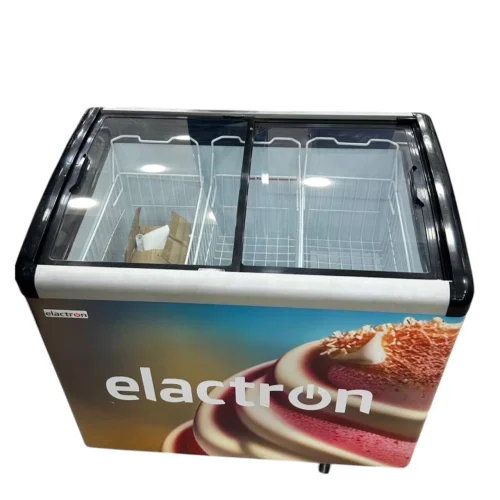 CONGELATEUR ELACTRON HORIZONTAL 400LITRES VITRINE SD246JY