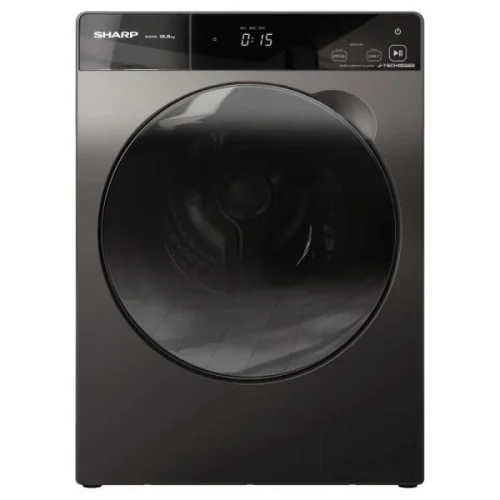 MACHINE A LAVER SHARP 10.5KG|7KG SECHAGE TECHNOLOGY GRIS NOIR 1054KJZ-S