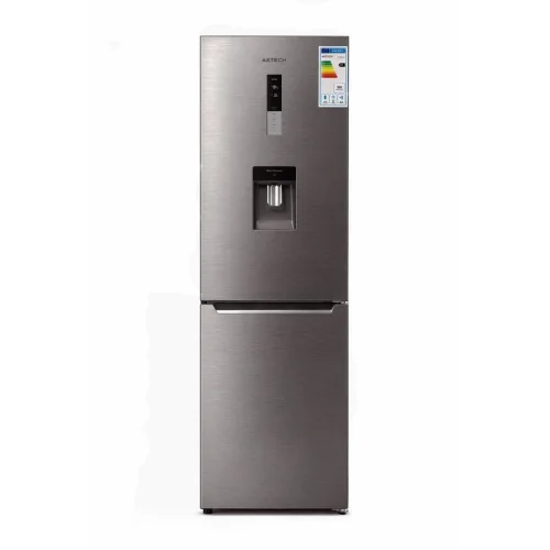 REFRIGERATEUR ASTECH COMBINE 3 TIROIRS 322LITRES NOFROST AVEC FONTAINE GRIS FC378IN00G