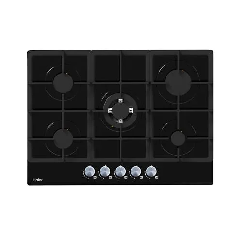 PLAQUE A ENCASTRABLE  HAIER 5FEUX  A GAZ 90×60 HOB790B