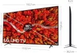 TELEVISEUR LG 82" LED SMART 4K 82UP80006LA