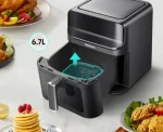 AIR FRYER HISENSE 6.7 LITRES FENETRE VISIBLE NOIR HO6AFBS2S3