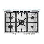 CUISINIERE LG 5FEUX 90X60 SILVER FA415RMA
