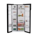REFRIGERATEUR BEKO SIDE BY SIDE 2PORTES 640LITRES NOIR A++ GN164020GB 