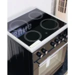 CUISINIERE TECHNOLUX INDUCTION 4FEUX ELECTRIQUE 60X60 SILVER TCX66FSXVTC