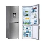 REFRIGERATEUR SOLSTAR COMBINE 4TIROIRS 253LITRES AVEC FONTAINE SILVER FRF338BDINVSS